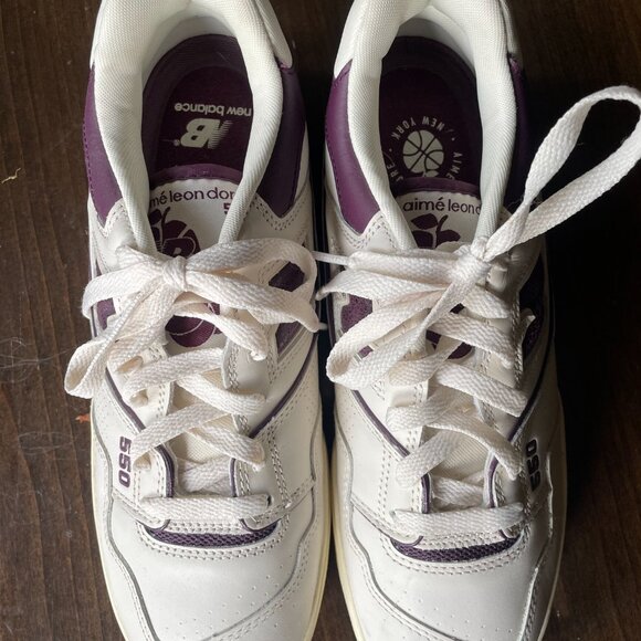 New Balance Aime Leon Dore x 550 Purple-size 8.5 - Picture 2 of 4